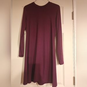 Burgundy dress, women M